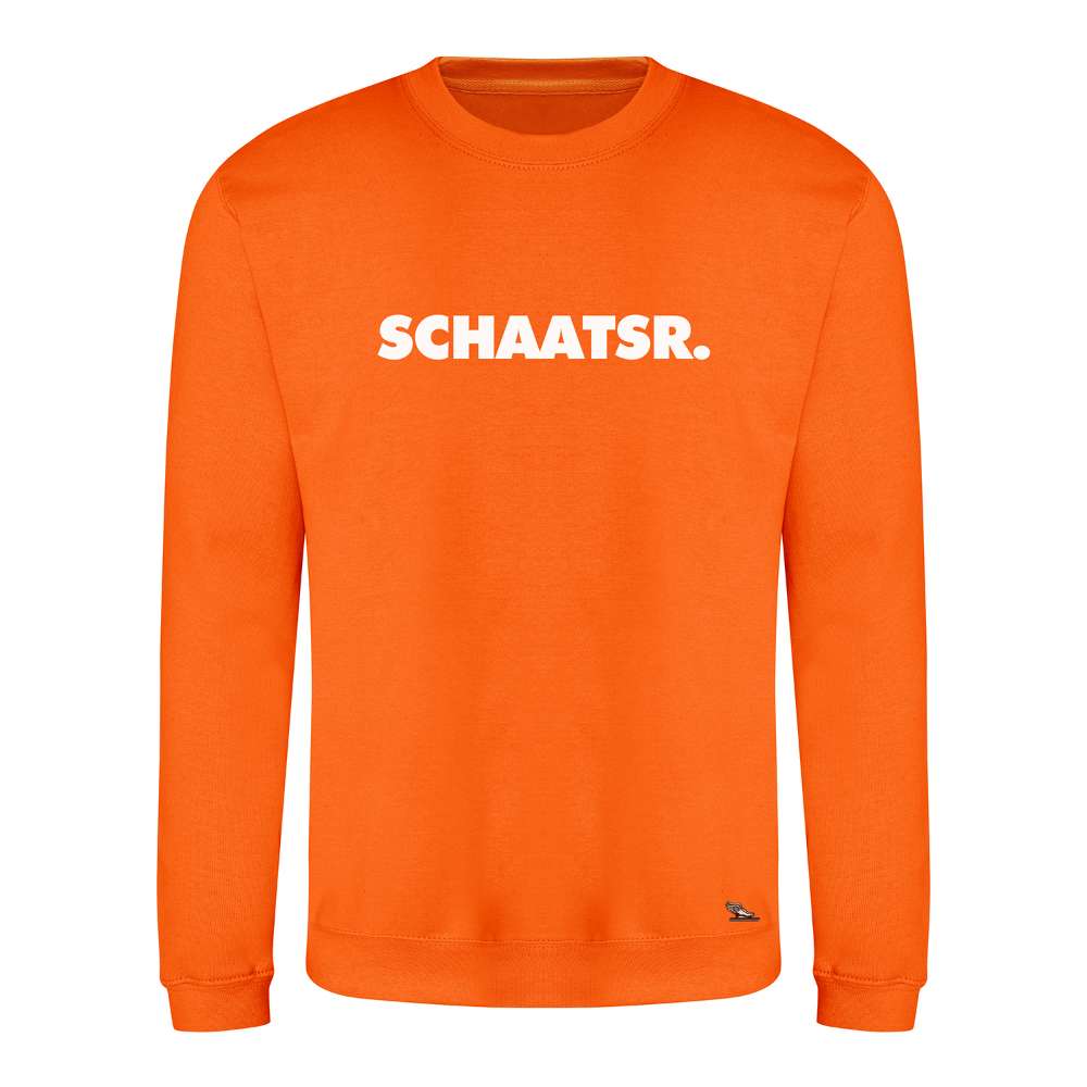 Oranje schaats sweater SCHAATSR.
