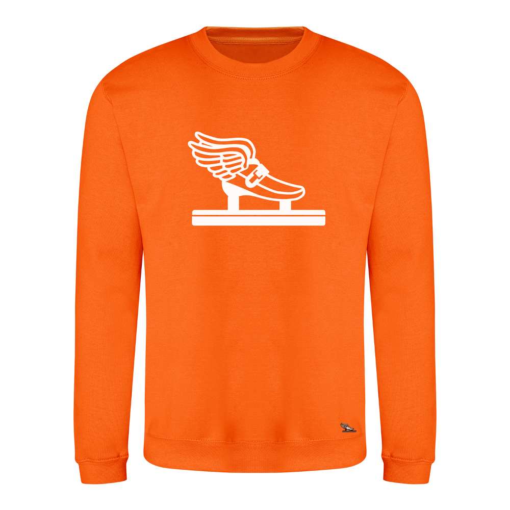 Oranje shorttrack sweater Pattinaggio