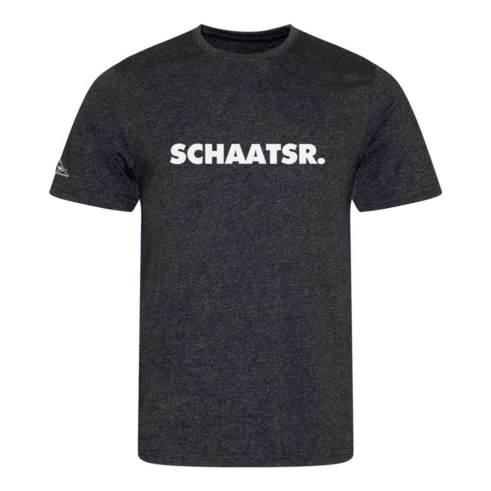 Schaatsen T-shirt SCHAATSR. donker grijs